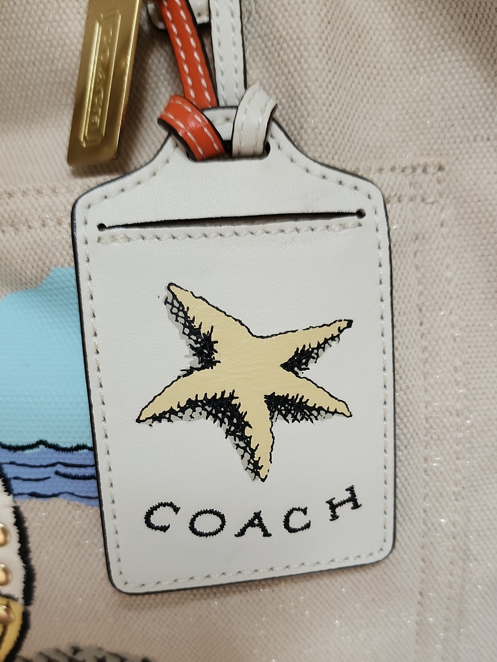 🧡💛 COACH BEACH TOTE & POPPY WALLET 💛🧡 - Picture 3 of 16